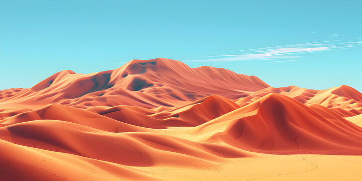red sand dunes in the desert ,Aerial of namibian desert and sand dunes, 
