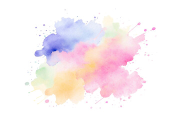 watercolor splash paint brush stroke on white background - 761140004