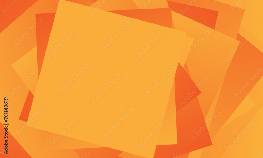 Aufkleber abstract square background technology science hitech communication concept innovation orange vector 