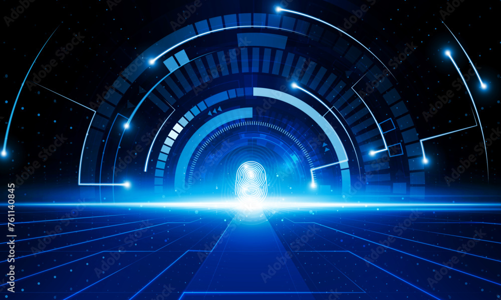 Aufkleber abstract door open light of idea background hitech communication concept innovation background vecto