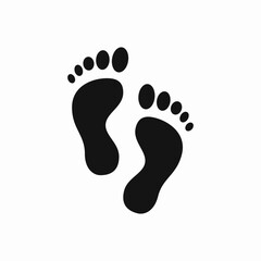 Foot Step Print Footmark icon