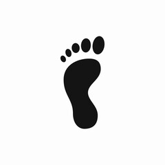 Foot Step Print Footmark icon