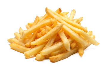 French Fries. Isolated on Transparent Background. 
