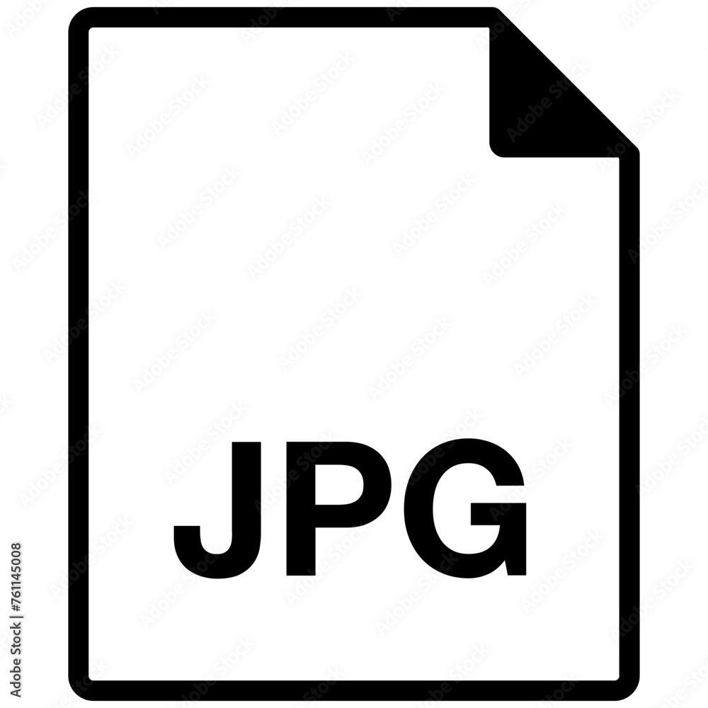 Poster single black jpg file line icon, simple flat design infographic pictogram vector for app web website