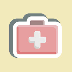 Obraz premium Sticker Help. suitable for education symbol. simple design editable. design template vector. simple illustration