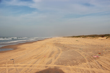 Atlantic ocean, close Lake Rose, Senegal, West Africa