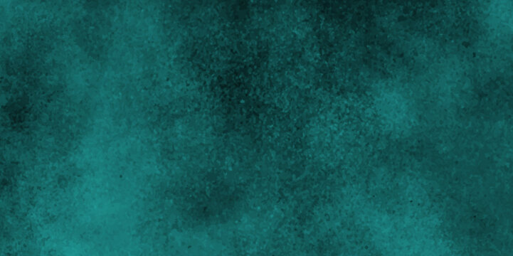 Blue or mint green dusty old scratched grunge texture, grunge stained blue paper texture close up, abstract blue or mint green watercolor painting textured on black grunge paper.	