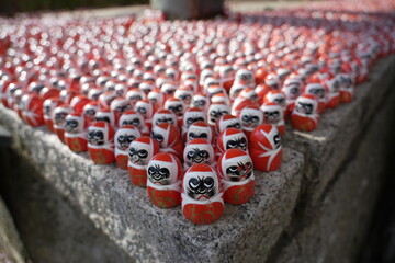 Japanese traditional dharma dolls