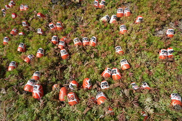 Japanese traditional dharma dolls