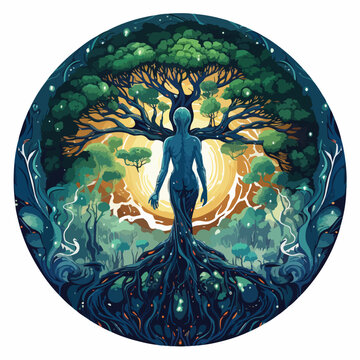 A journey through the cosmic tree of life where bra