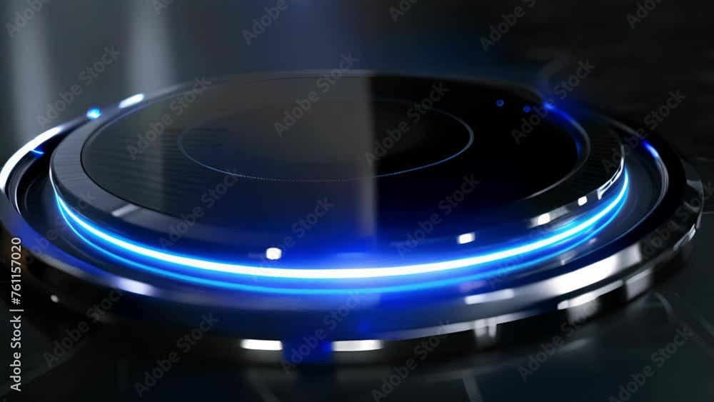 Poster the shimmering blue ring of light that appears around an induction cooktops heating element when it 