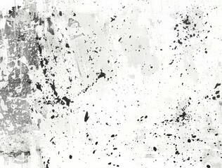 Grunge background with a black rough texture and dust, grain or dirt overlay. A grunge texture with distressed edges and dust particles, perfect for adding an aged or worn effect