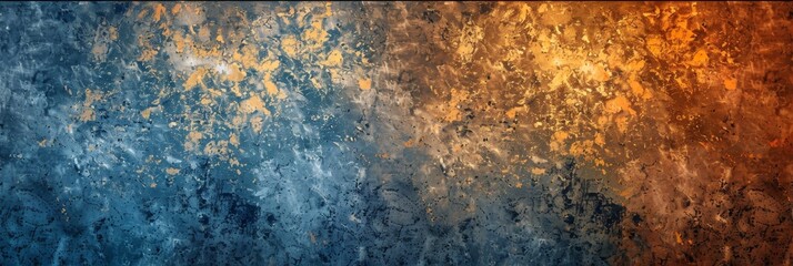 Grunge Background Texture in the Colors Orange and Blue created with Generative AI Technology