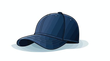 Baseball Cap Vector flat vector isolated on white background