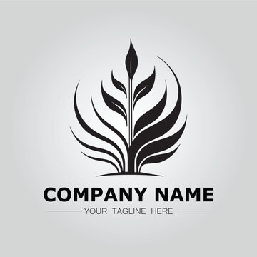 simple Growth logo company vector image for branding business