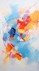 Exuberant Harmony: A Confluence of Colors and Emotions on Canvas