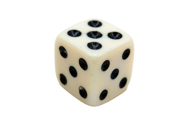 Pair of Dice Isolated on Transparent Background.
