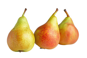 Sweet Green Pear Isolated on Transparent Background.