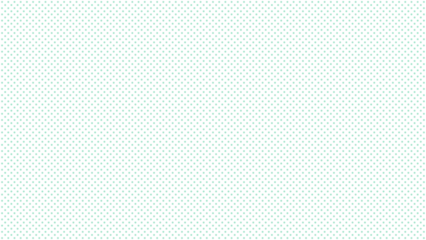Foto op Canvas ミントグリーンの小さい水玉模様のパターン - シンプルでかわいいドット柄の背景･バナー素材 - 16:9  © Spica