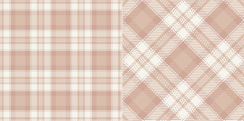 Vector checkered pattern or plaid pattern . Tartan, textured seamless twill for flannel shirts, duvet covers, other autumn winter textile mills. Vector Format