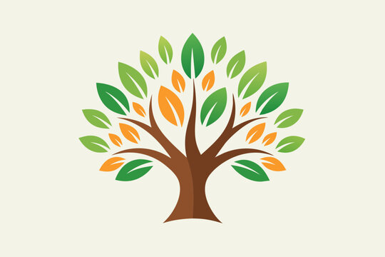 a-beautiful-simple-tree-logo-type-vector-design.