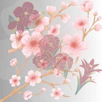 Beautiful flowers | embroidery design | wallpaper
