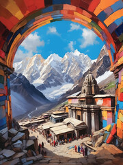 Mountain Holy Village