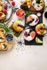 Sushi trend. Creative food.