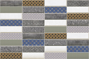 Multicolor Digital Wall Tile Decor For interior Home or Ceramic wall tile Design, Heavily Mixed Wall Art Decor For Home, wallpaper, linoleum, textile, web page background