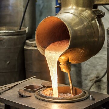 Bronze Casting Pour: Stunning Stock Photos of the Artistic Process | Adobe Stock