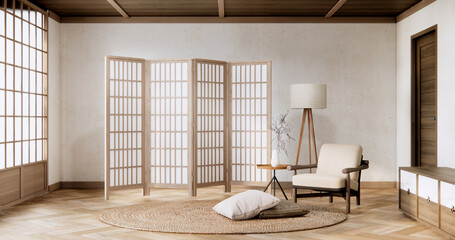 Japan armchair minimalist design muji style.