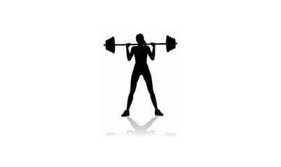 strong women gym fitness silhouette, silhouette, people, black, business, woman, illustration, vector, shadow, men, sport, art,