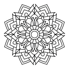 simple and creative mandala design