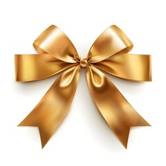 golden ribbon bow