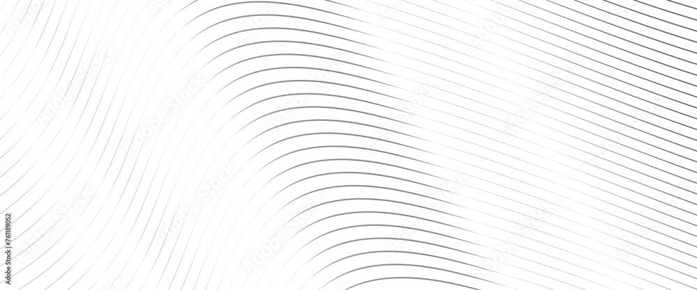 Poster vector abstract grey wave lines pattern on white background and texture with line wave abstract stri