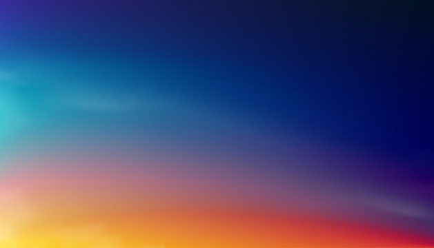 Sunset Sky Background,Sunrise with Cloud with Blue,Orange,Yellow Color,Vector Holizon dramatic twilight dusk sky after sun dawn in Summer,Beautiful natur landscape by sea beach
