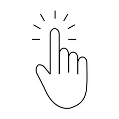 Computer Mouse Click Cursor Arrow Icon Illustration