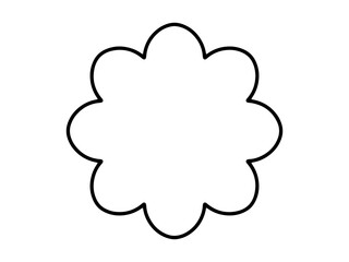 Islamic Frame Line Art Background