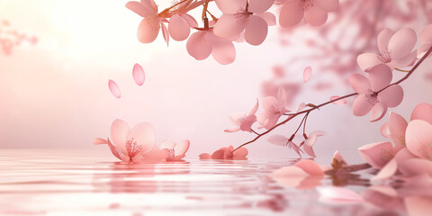Obraz na płótnie Canvas Sakura pink flowers
