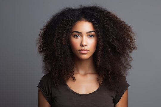 Portrait of a young african american woman