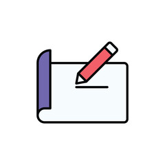 Project icon design with white background stock illustration