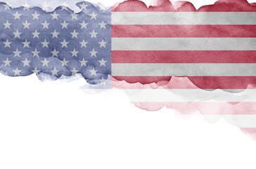 Grunge USA Flag background texture - 761205273