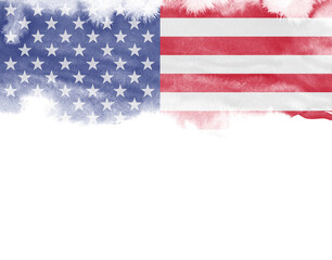 Grunge USA Flag background texture - 761206051