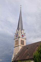 St. Florin chatedral in Vaduz Liechtenstein