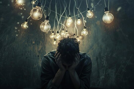 Compulsive behavior: OCD disorder and perfectionist obsession.