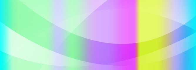 Abstract colorful mesh gradient banner with weave wave texture and linear intersections. Bright colorful background, wallpaper, template, backdrop. Vector illustration.