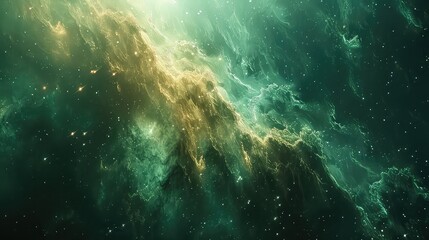 Fototapeta na wymiar Abstract space background with nebula and stars.
