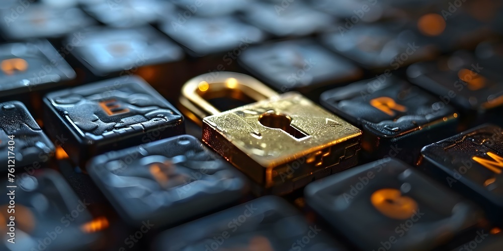 Poster secure digital protection ensures privacy compliance requiring unique username and password login. c