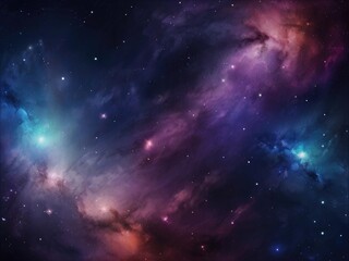 planet and space galaxy background - obrazy, fototapety, plakaty