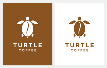 Turtle Coffee Bean logo design inspiration